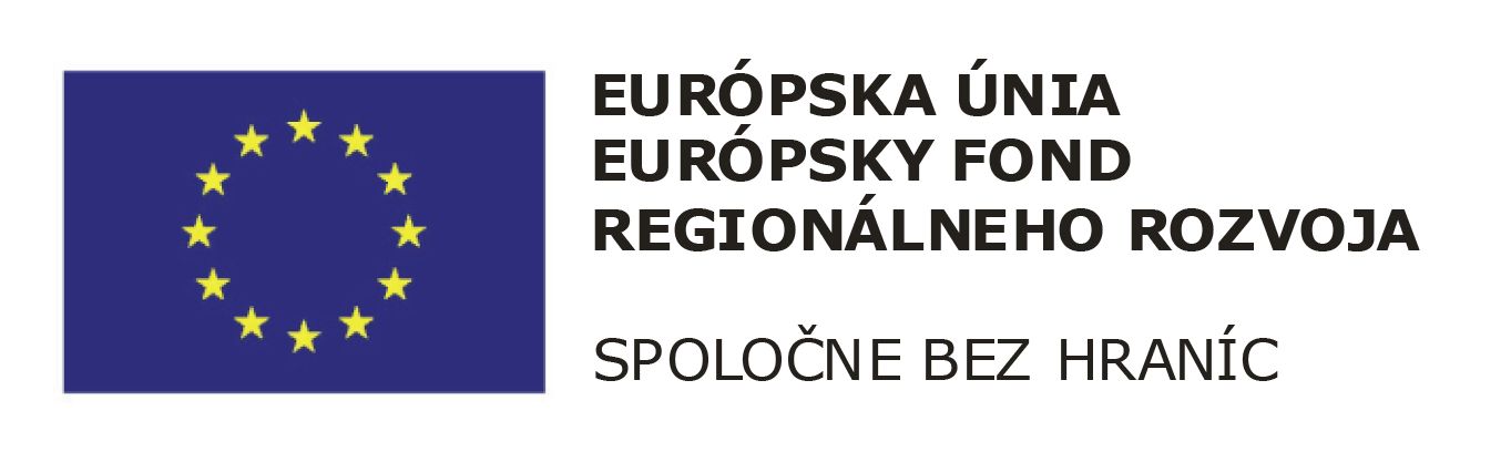 Logo Európskej únie Európskeho fondu regionálneho rozvoja Spoločne bez hraníc