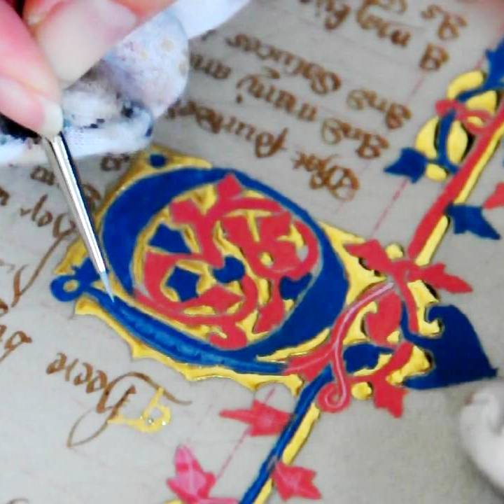 Maľované písmenká: Tvorba