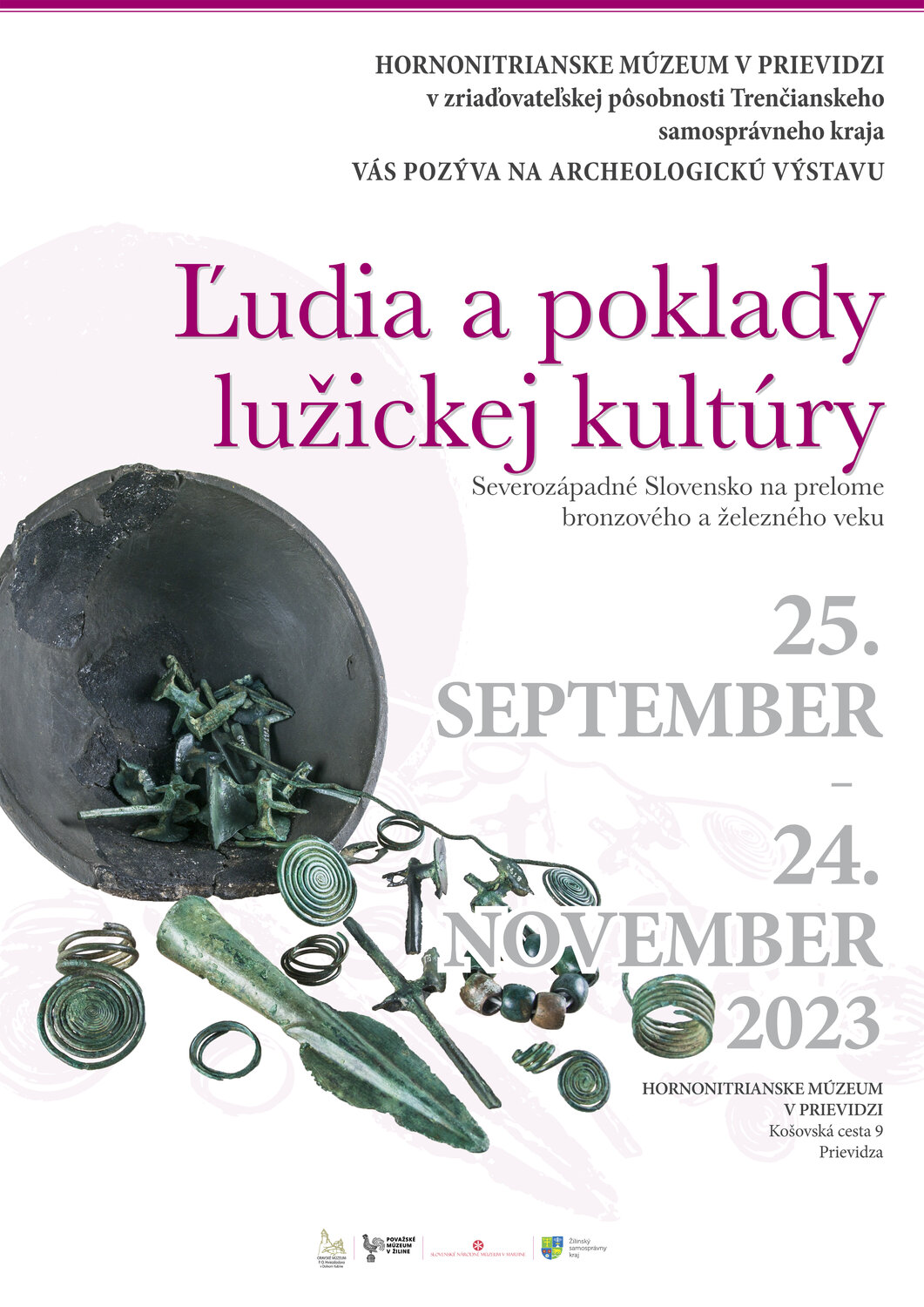 Ľudia a poklady lužickej kultúry, plagát 