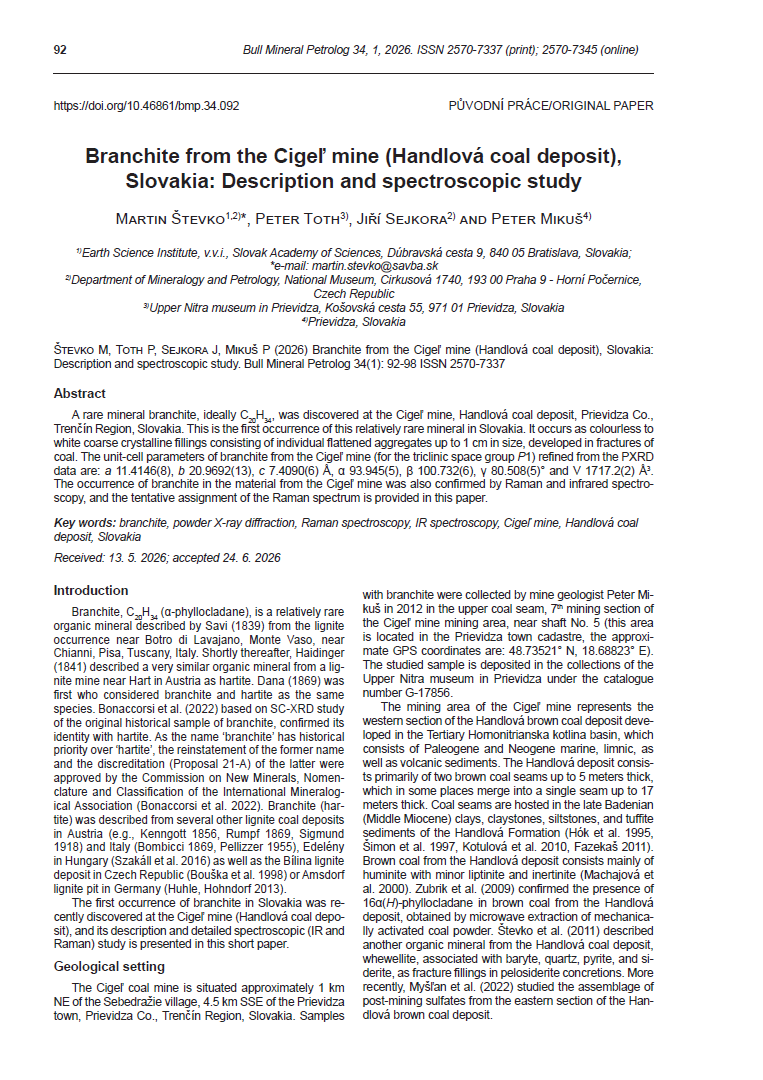 Bulletin Mineralogie Petrologie