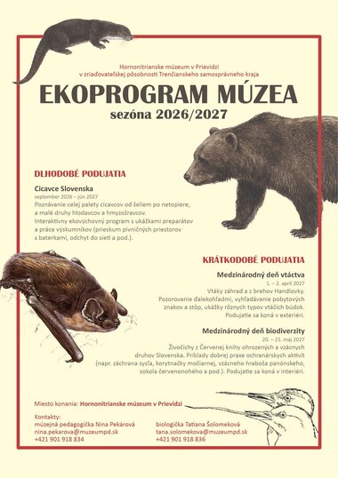 Ekoprogram múzea (sezóna 2026/2027)