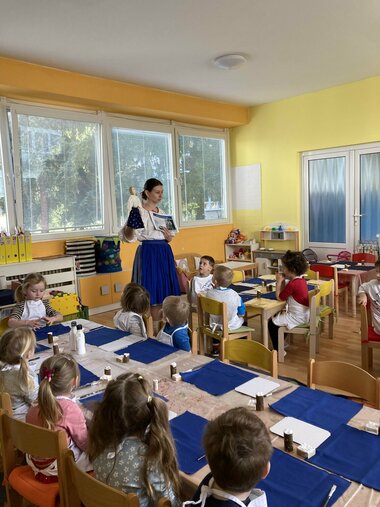 Modrotlač v materskej škole (12.3.2025)
