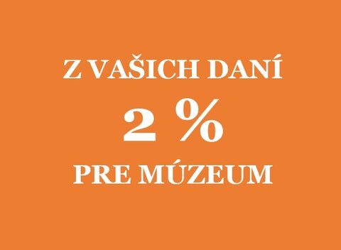2% pre múzeum