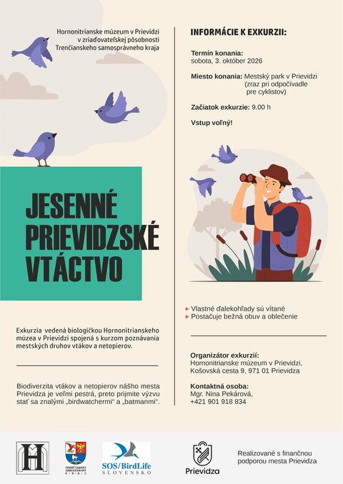 Jesenné prievidzské vtáctvo