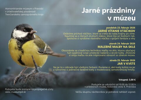 Jarné prázdniny v múzeu