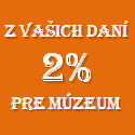 2% pre múzeum