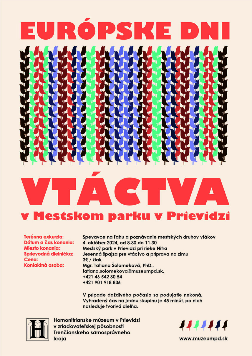 Európske dni vtáctva v Mestskom parku v Prievidzi