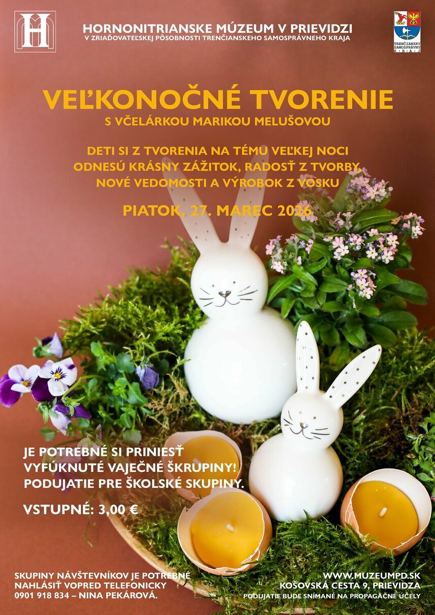 Veľkonočné tvorenie s včelárkou Marikou Melušovou