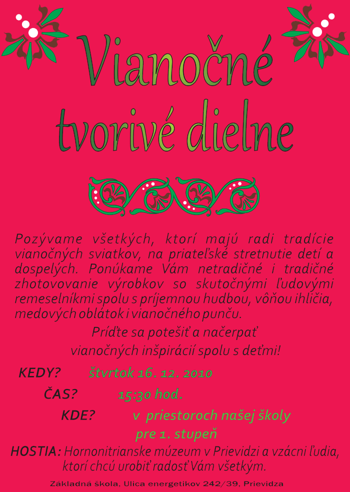 Vianočná ulička remesiel